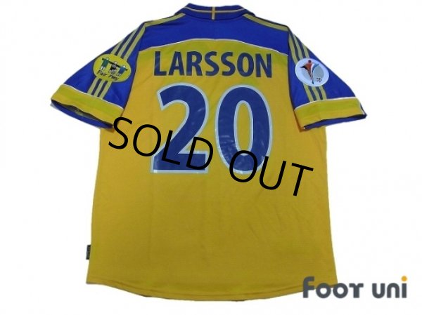 レア‼️スウェーデン　00 ホーム　ユニフォーム　ユーロ2000 ラーション Sweden Euro 2000 Home Shirt #20 Lasson - Online Store From