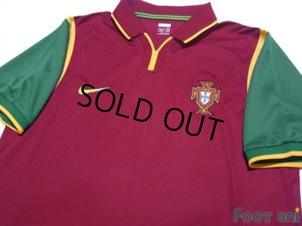 Photo3: Portugal 1998 Home Reprint Shirt (3)