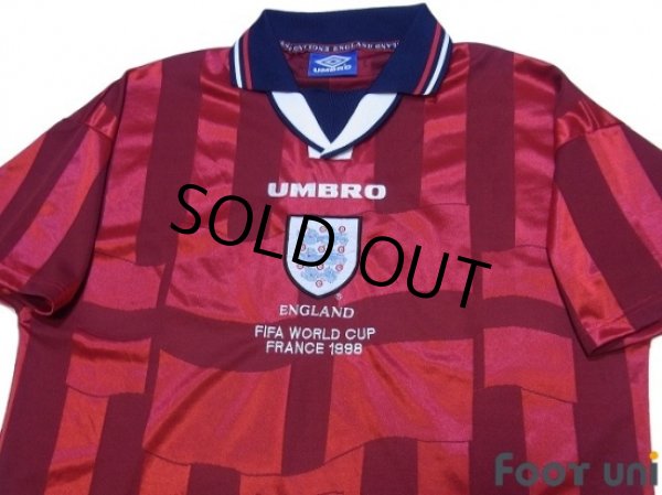 Photo3: England 1998 Away Shrit (3)