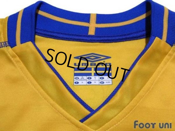 Photo4: Sweden Euro 2004 Home Shirt #11 Larsson (4)