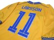 Photo3: Sweden Euro 2004 Home Shirt #11 Larsson (3)