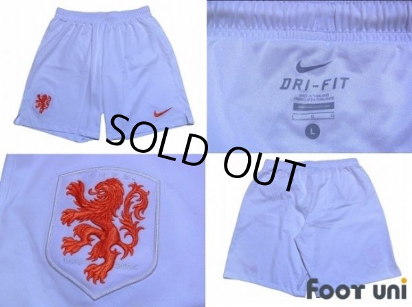 Photo7: Netherlands 2014 Home Authentic Shirt and Shorts Set (7)