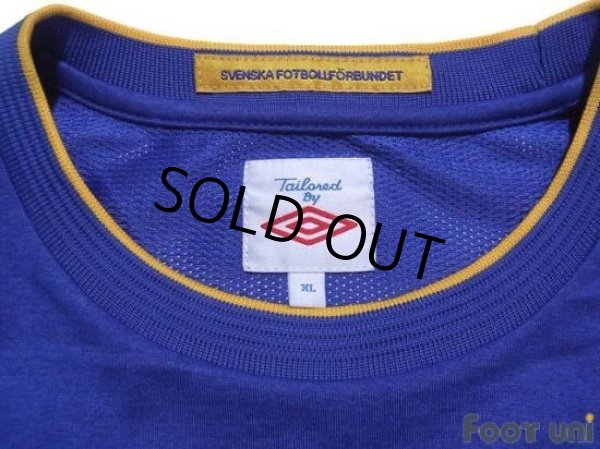Photo4: Sweden 2010 Away Shirt (4)