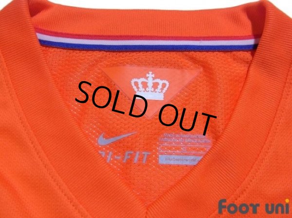 Photo5: Netherlands 2014 Home Authentic Shirt and Shorts Set (5)
