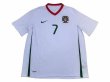 Photo1: Portugal Euro 2008 Away Shirt #7 Ronaldo (1)