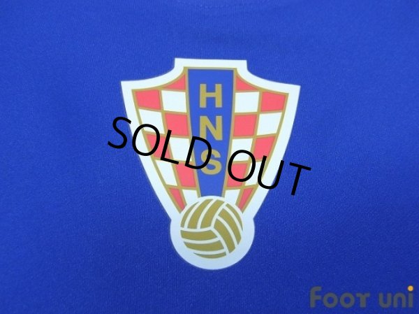 Photo6: Croatia Euro 2004 Away Authentic Long Sleeve Shirt #17 Klasnic UEFA Euro 2004 Patch / Badge Fair Play Patch / Badge (6)