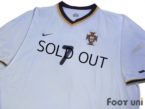 Photo3: Portugal 2000 Away Shirt #7 Figo (3)