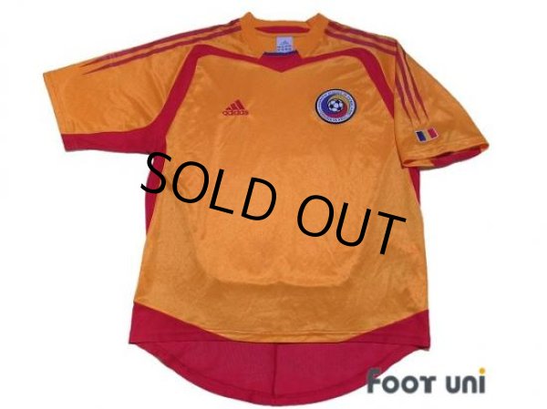 Photo1: Romania 2004 Home Shirt  (1)