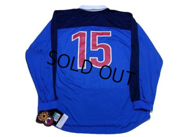 Photo2: Russia 1998-2001 Home Player Long Sleeve Shirt #15 w/tags (2)