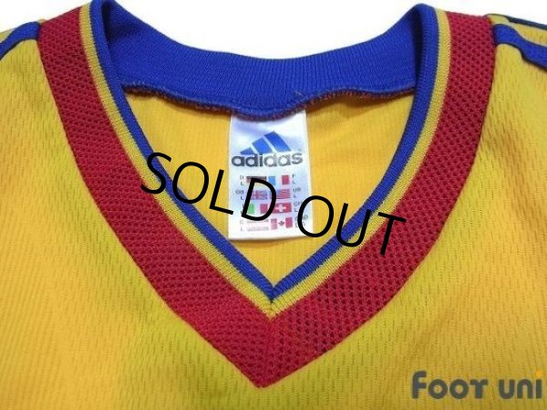 Photo4: Romania Euro 1998 Home Shirt (4)