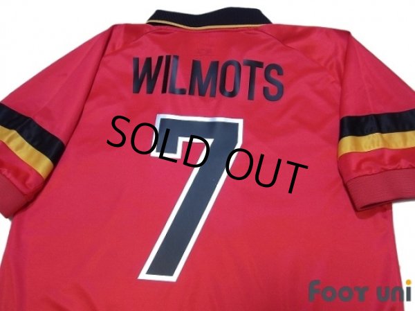 Photo4: Belgium 1999-2000 Home Shirt #7 Wilmots (4)