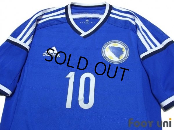 Photo3: Bosnia and Herzegovina 2014 Home Authentic Shirt #10 Osim (3)