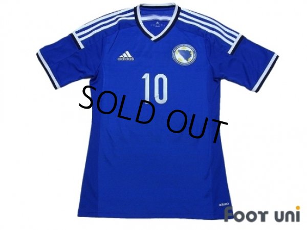 Photo1: Bosnia and Herzegovina 2014 Home Authentic Shirt #10 Osim (1)