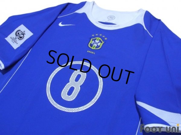 Photo3: Brazil 2004 Away Shirt #8 Kaka (3)
