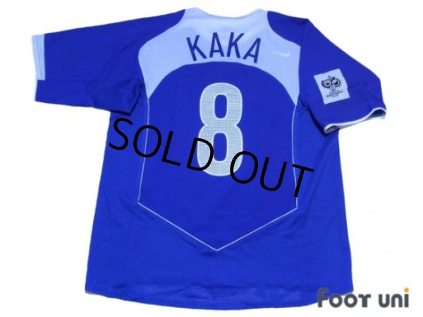 Photo2: Brazil 2004 Away Shirt #8 Kaka (2)
