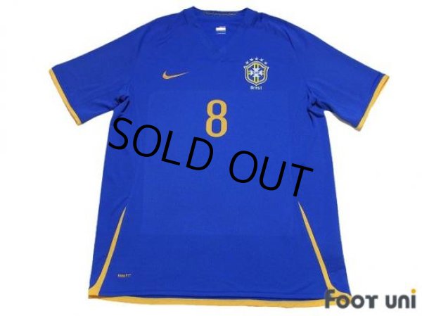 Photo1: Brazil 2008 Away Shirt #10 Kaka (1)