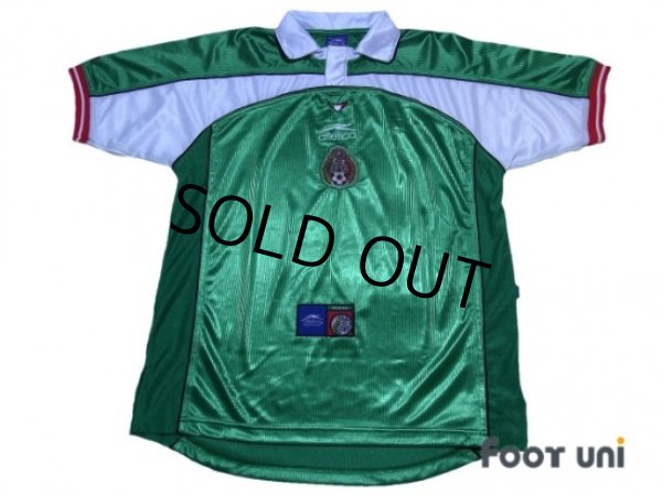 Photo1: Mexico 2000 Home Shirt (1)