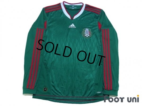 Photo1: Mexico 2010 Home Long Sleeve Shirt w/tags (1)