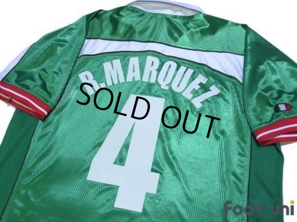 Photo4: Mexico 2000 Home Shirt #4 Marquez (4)
