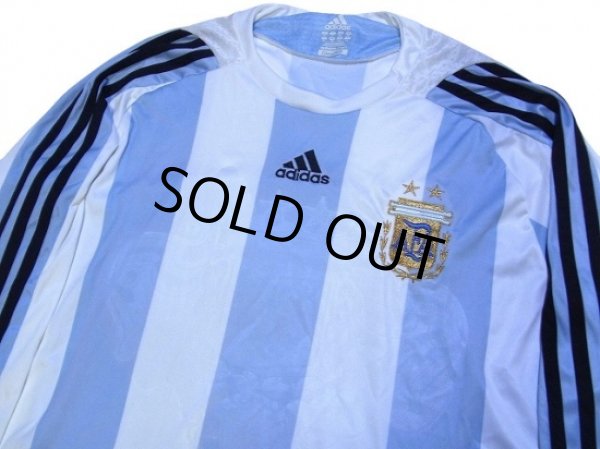 Photo3: Argentina 2008 Home Long Sleeve Shirt (3)