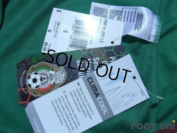 Photo6: Mexico 2010 Home Long Sleeve Shirt w/tags (6)