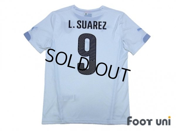 Photo2: Uruguay 2014 Away Shirt #9 L.Suarez (2)