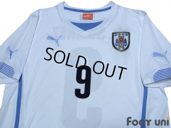 Photo3: Uruguay 2014 Away Shirt #9 L.Suarez (3)