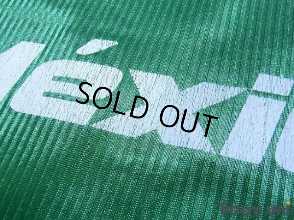 Photo8: Mexico 2000 Home Shirt #4 Marquez (8)