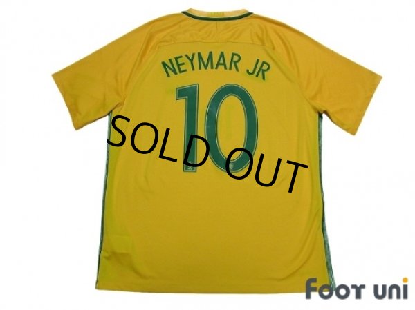 Photo2: Brazil 2016 Home Shirt #10 Neymar Jr w/tags (2)
