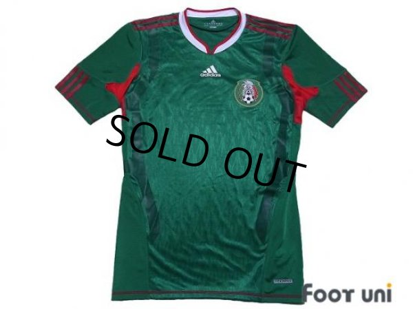 Photo1: Mexico 2010 Home Authentic Techfit Shirt (1)