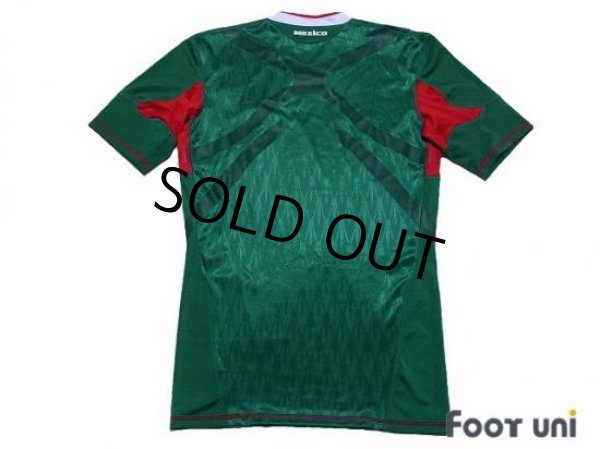 Photo2: Mexico 2010 Home Authentic Techfit Shirt (2)
