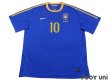 Photo1: Brazil 2010 Away Shirt #10 Kaka (1)