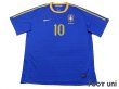Photo1: Brazil 2010 Away Shirt #10 Kaka (1)