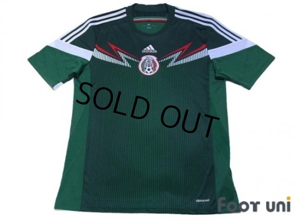 Photo1: Mexico 2014 Home Shirt w/tags (1)