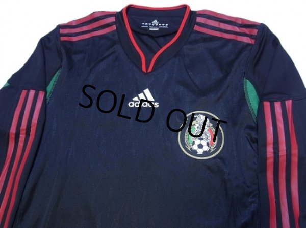 Photo3: Mexico 2010 Away Authentic Long Sleeve Shirt w/tags (3)