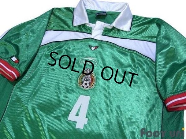 Photo3: Mexico 2000 Home Shirt #4 Marquez (3)