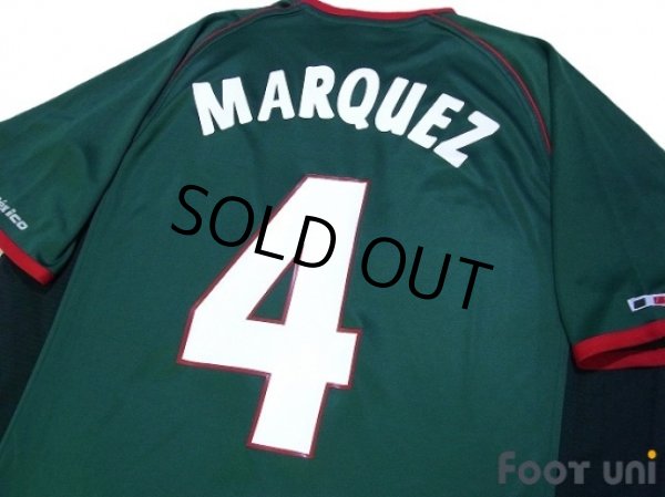 Photo4: Mexico 2002 Home Shirt #4 Marquez (4)