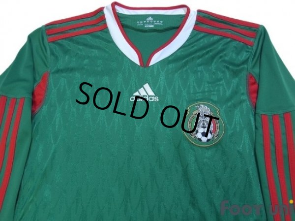 Photo3: Mexico 2010 Home Long Sleeve Shirt w/tags (3)