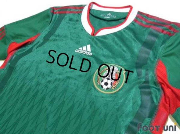 Photo3: Mexico 2010 Home Authentic Techfit Shirt (3)