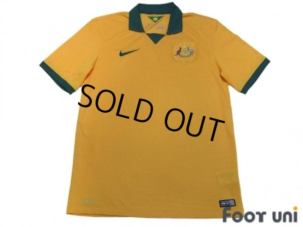 Photo1: Australia 2014 Home Shirt (1)