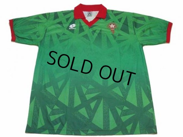 Photo1: Morocco 1995 Home Shirt (1)