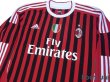 Photo3: AC Milan 2011-2012 Home Long Sleeve Shirt #9 Inzaghi Scudetto Patch/Badge w/tags (3)