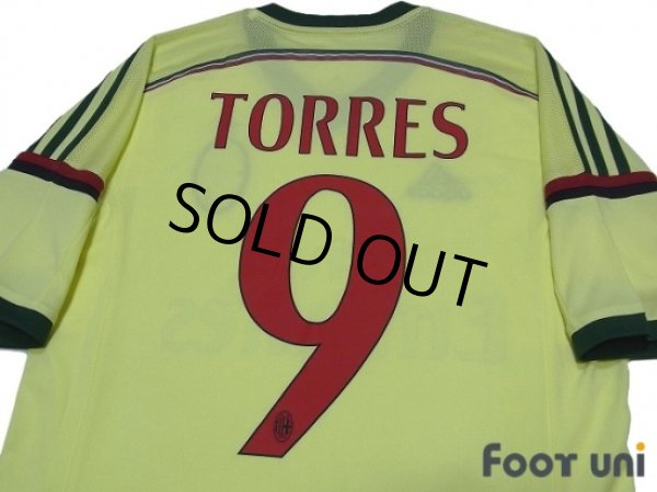 Photo4: AC Milan 2014-2015 3RD Shirt #9 Torres (4)