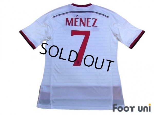 Photo2: AC Milan 2014-2015 Away Shirt #7 Menez w/tags (2)