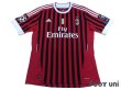 Photo1: AC Milan 2011-2012 Home Shirt #27 Prince Boateng Scudetto Patch/Badge Respect Patch/Badge (1)