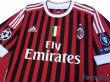 Photo3: AC Milan 2011-2012 Home Shirt #27 Prince Boateng Scudetto Patch/Badge Respect Patch/Badge (3)