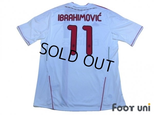 Photo2: AC Milan 2011-2012 Home Shirt #11 Ibrahimovic Tim Cup Patch/Badge w/tags (2)