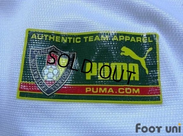 Photo6: Cameroon 2002 Away Sleeveless Shirt #10 Mboma (6)