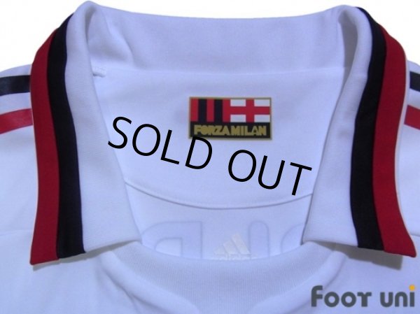 Photo5: AC Milan 2009-2010 Away Player Long Sleeve Shirt #80 Ronaldinho Lega Calcio Serie A Patch/Badge Champions League Trophy Patch/Badge (5)