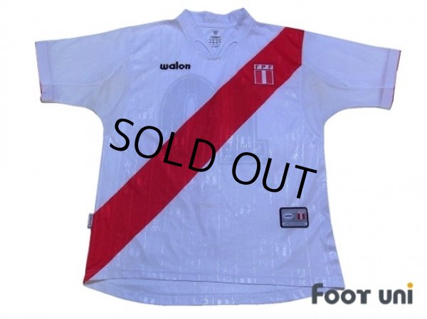 Photo1: Peru 2004-2006 Home Shirt #10 (1)